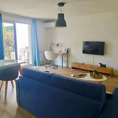 T2 A 5 Minutes Des Plages Du Mourillon Lägenhet *